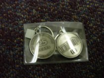 A.P. Giannini Memorial Office 25 Years Keychain, 1988